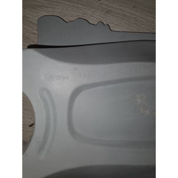 Vtg 1988 Ceramic One Piece Nativity Blue Creche 3D Religious Christmas Handpaint - Picture 4 of 8